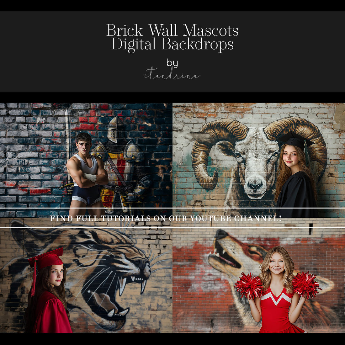 Using Digital Backdrops for Senior Portrait Photography