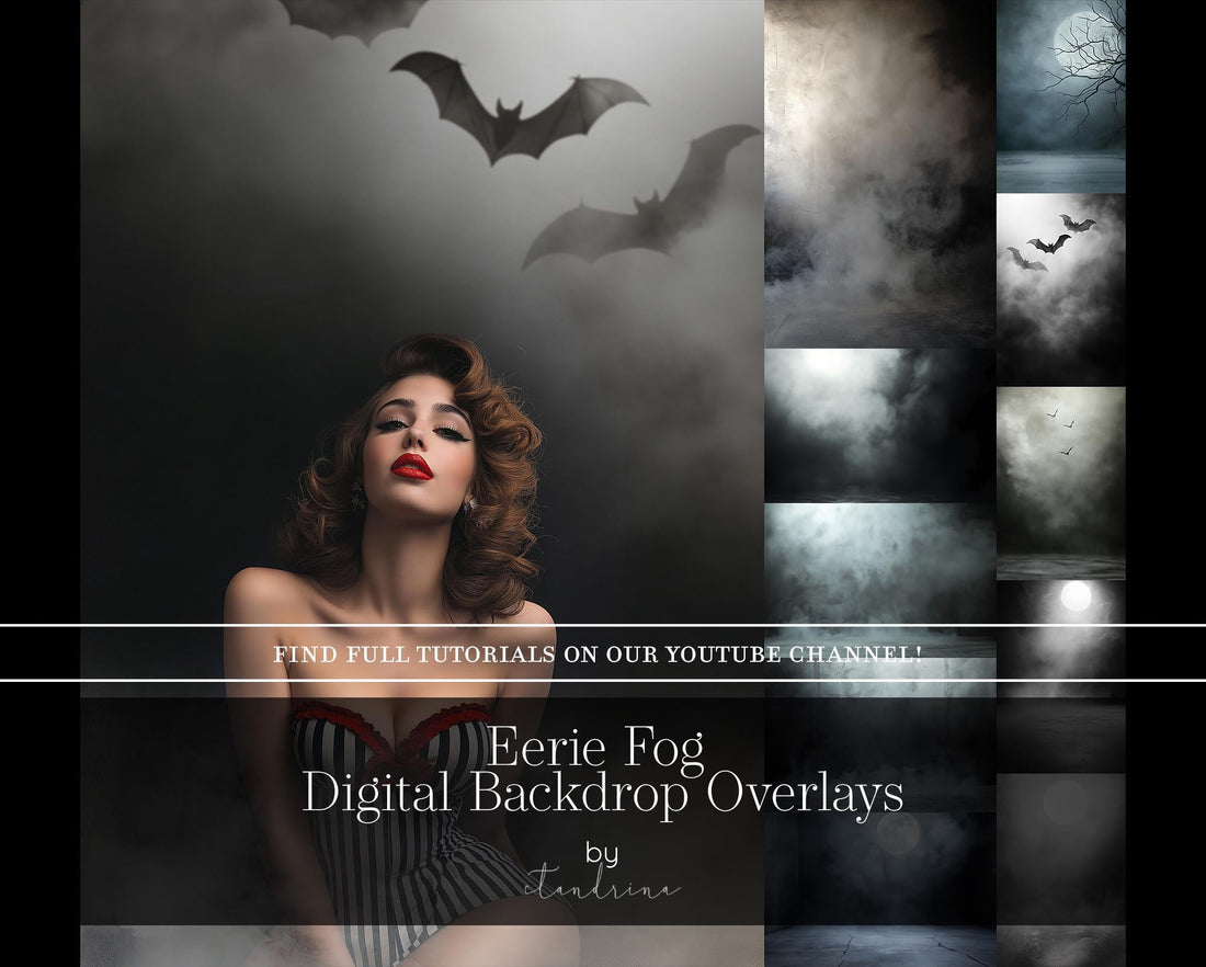 Add Atmosphere and Drama with the Eerie Fog Digital Backdrop & Overlays