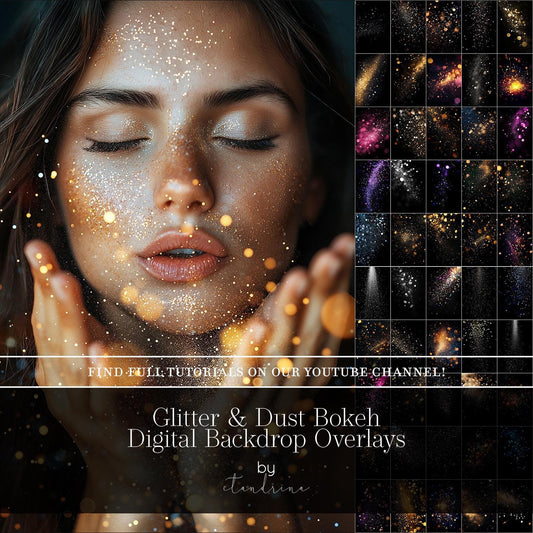 Transform Your Photos with Glitter and Dust Bokeh Overlays