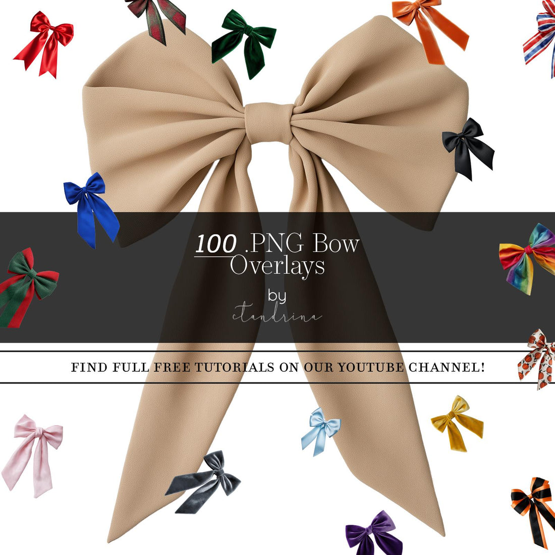 Bow Overlays PNG: Add Charming Finishing Touches to Your Photos