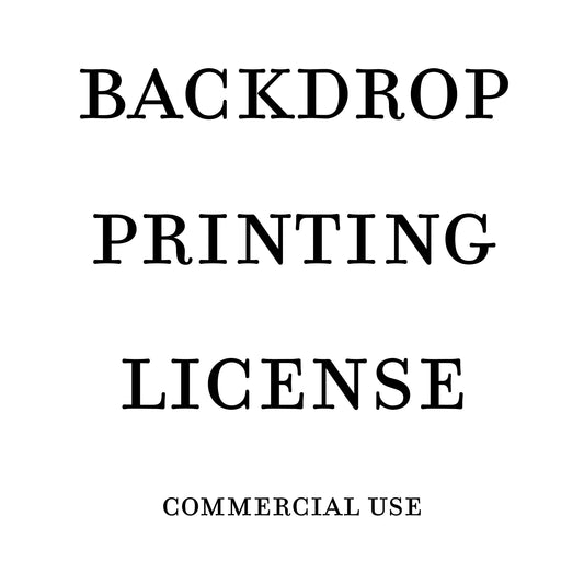 Backdrop Printing License - Commercial Use