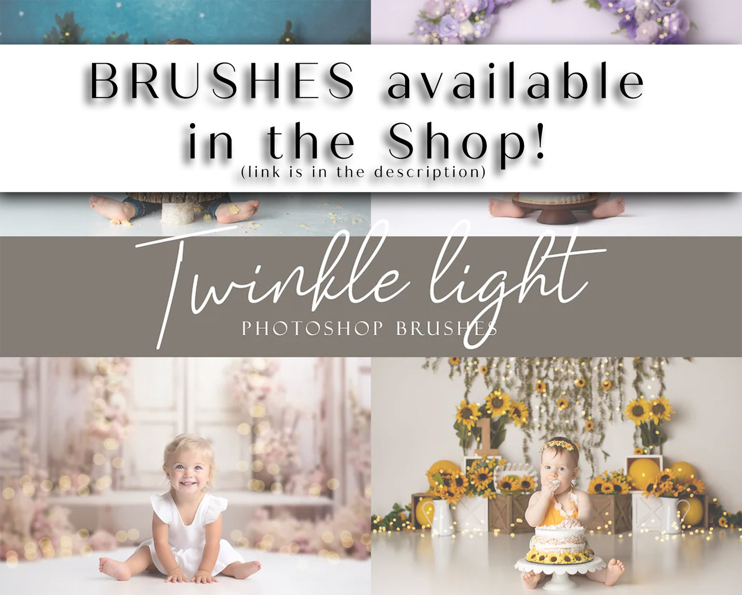Twinkle Light Overlays for Photoshop COLLECTION ONE