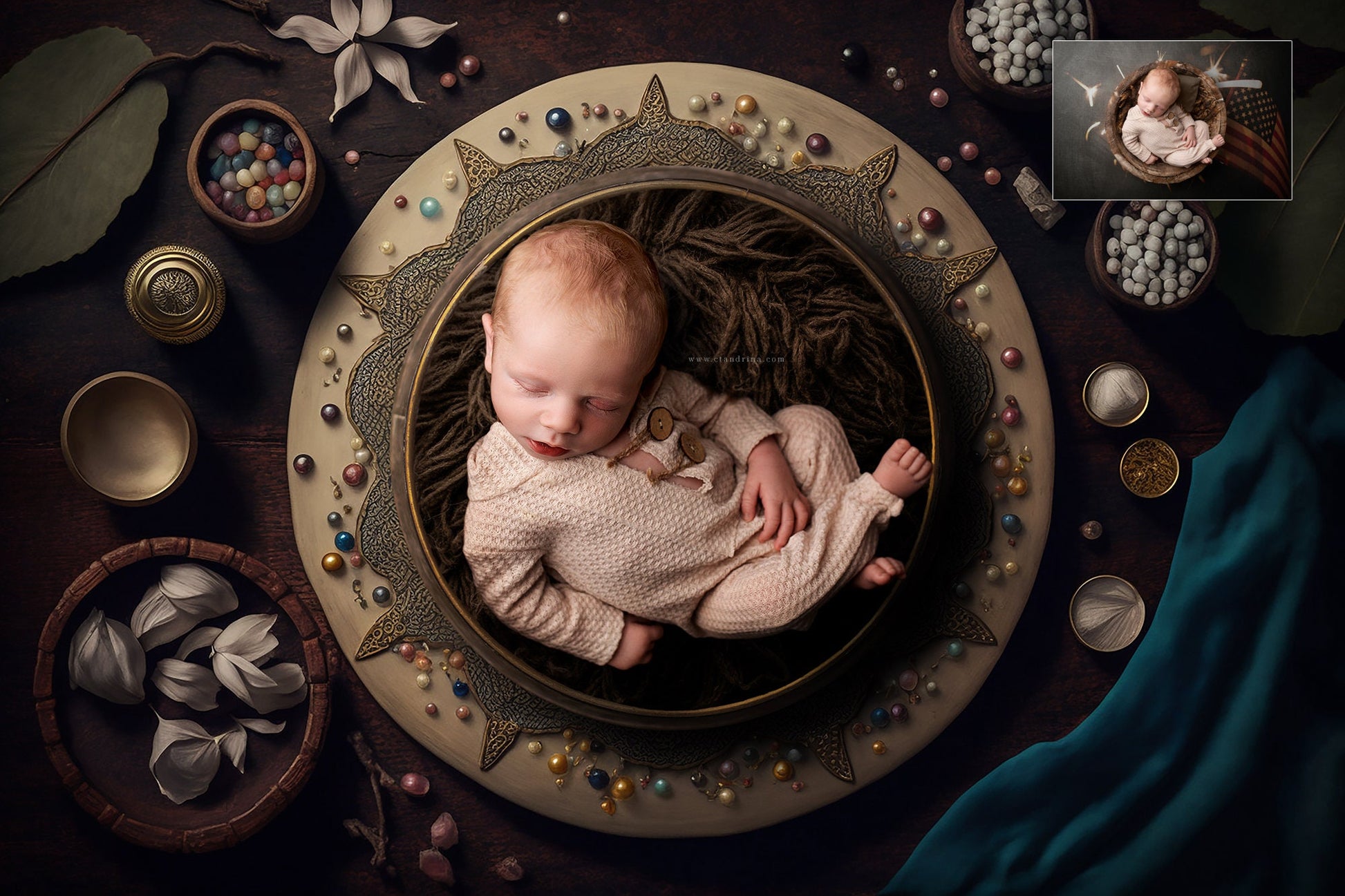 Jewel Newborn Digital Backdrops