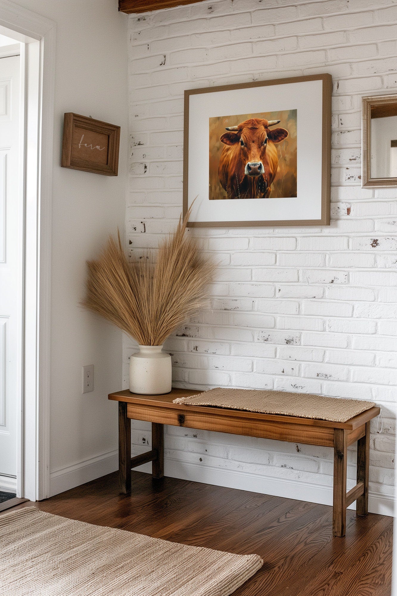 Painted Brown Cow PRINTABLE