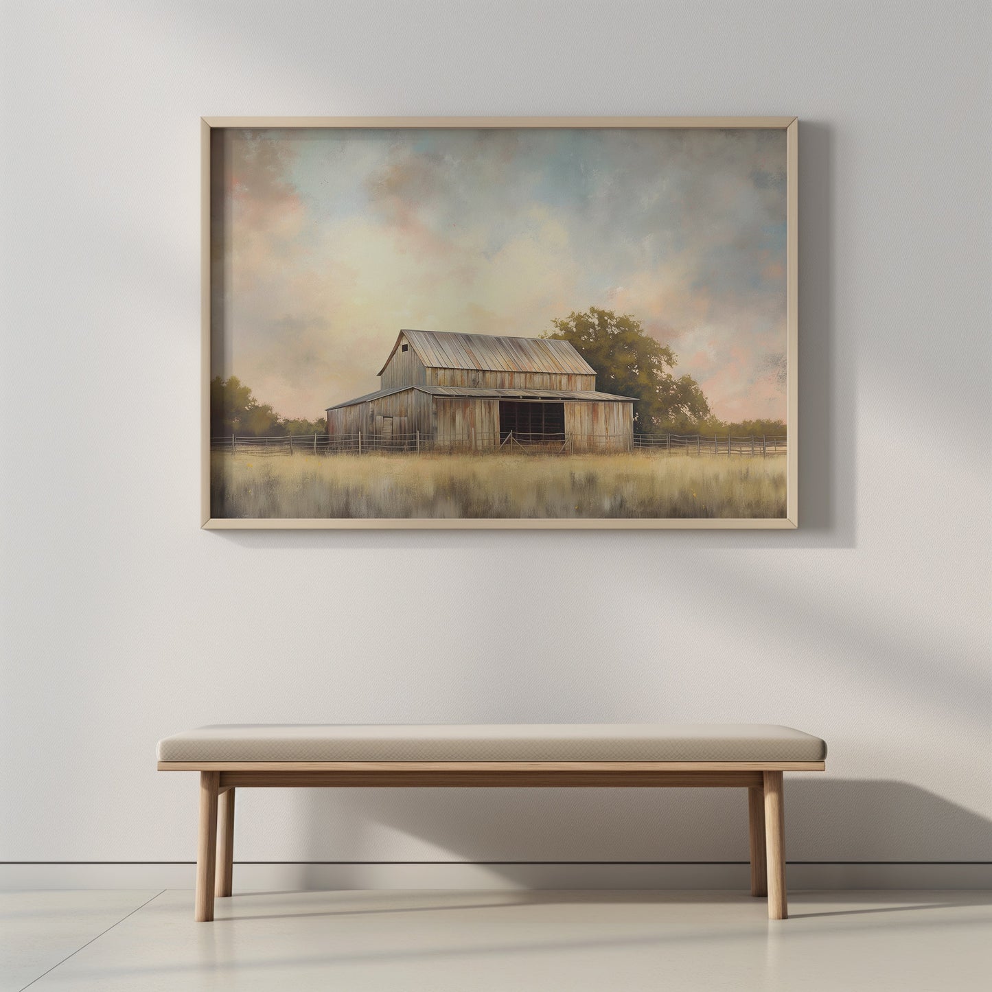 Beautiful Weathered Wood Barn PRINTABLE