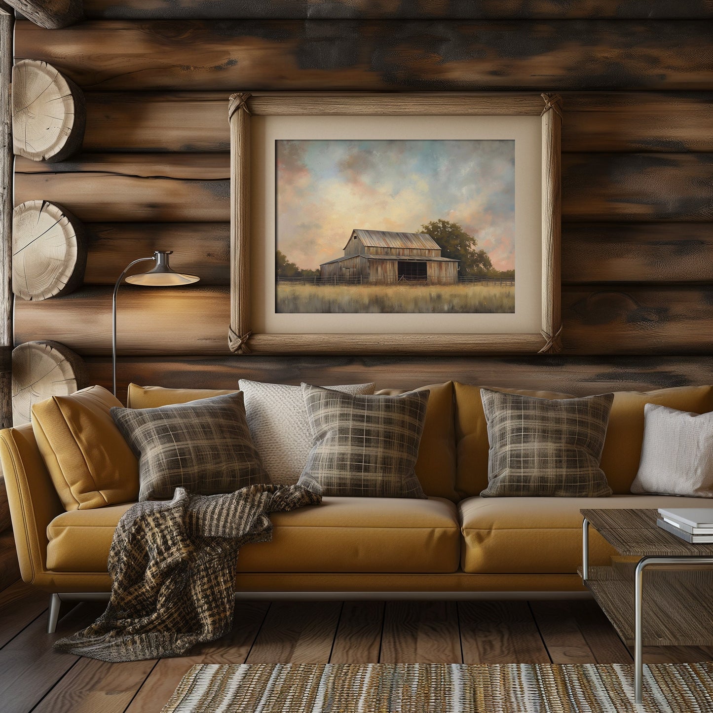 Beautiful Weathered Wood Barn PRINTABLE