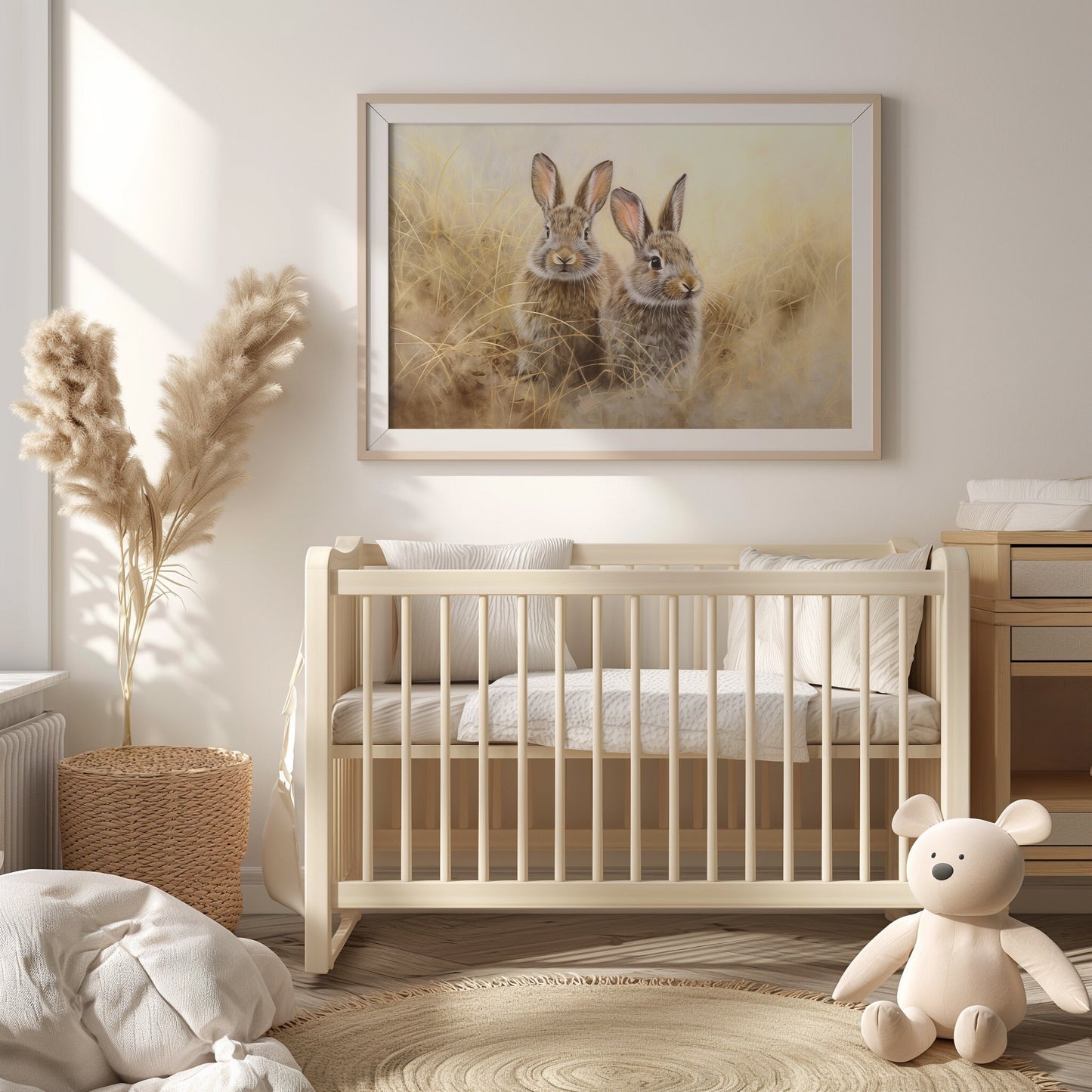 Painted Bunnies PRINTABLE