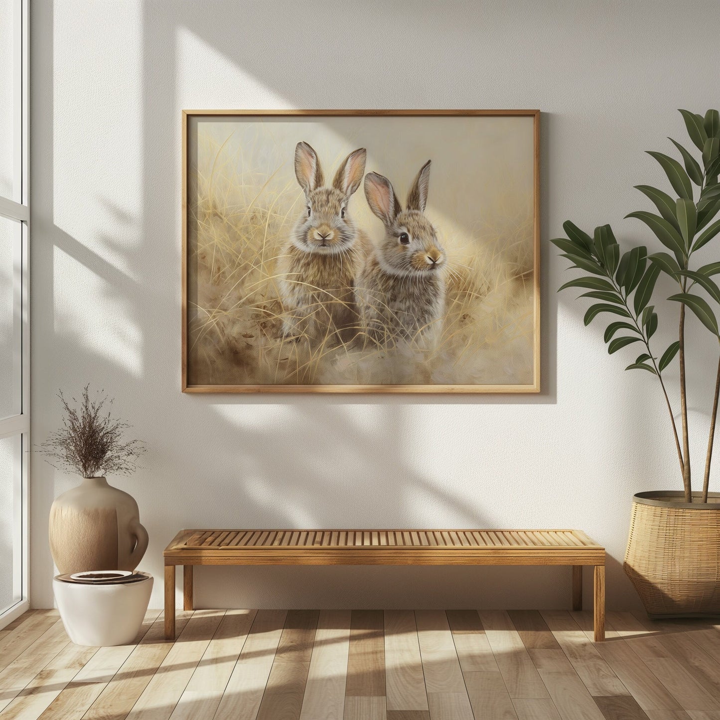Painted Bunnies PRINTABLE