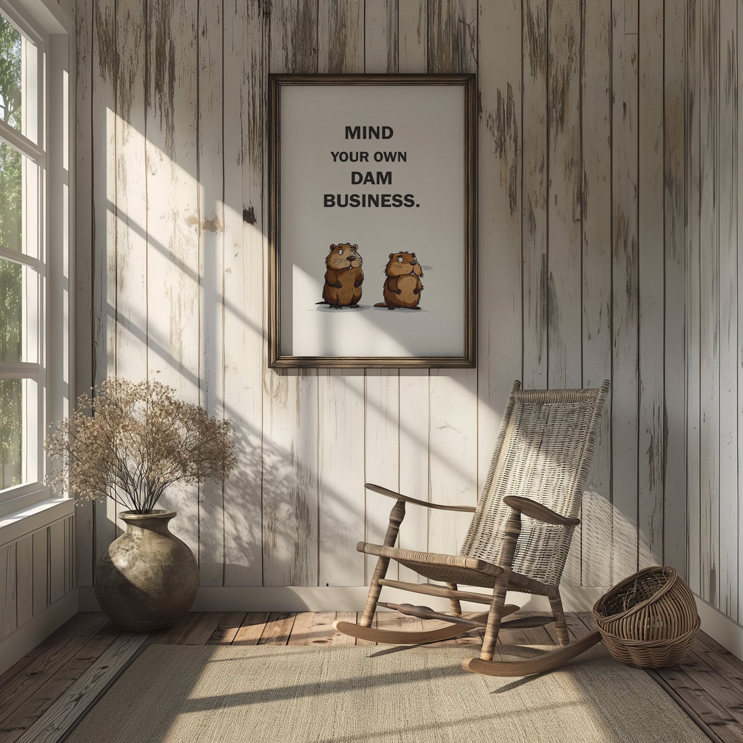 Mind Your Own Dam Business Beaver PRINTABLE