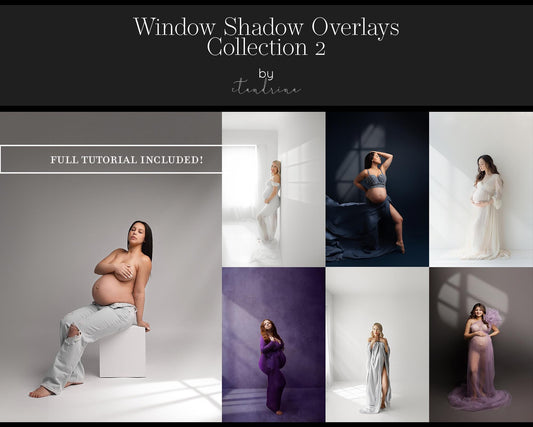 Window Shadow Overlays for Photoshop, Window Light Overlays, Digital Window Light, Window Lights, Backdrop Window Shadows, Collection 2