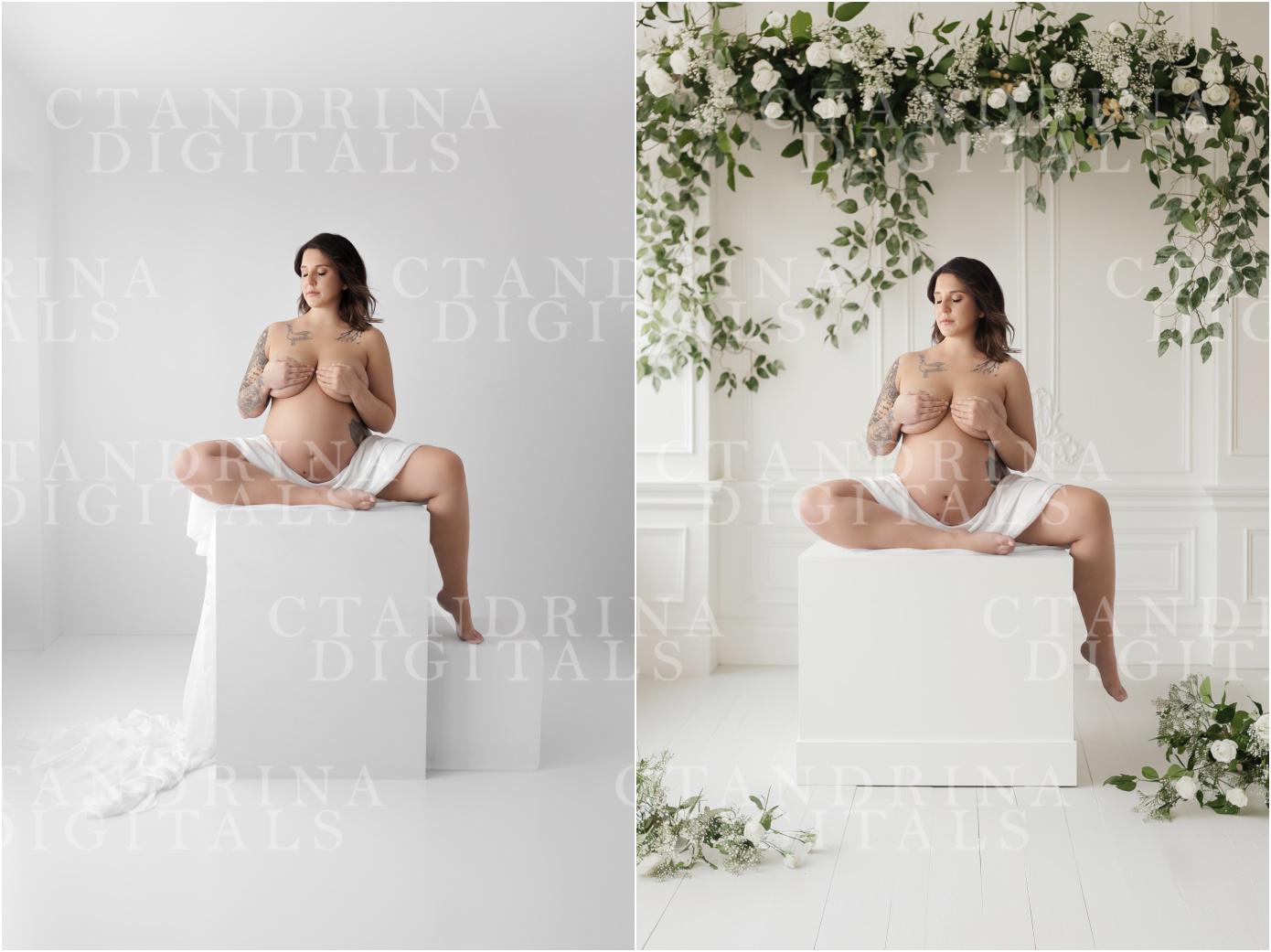 Floral Posing Block Digital Backdrops, Photography White Posing Block Digital Backgrounds, Maternity Digital Backdrops, Floral Backdrops