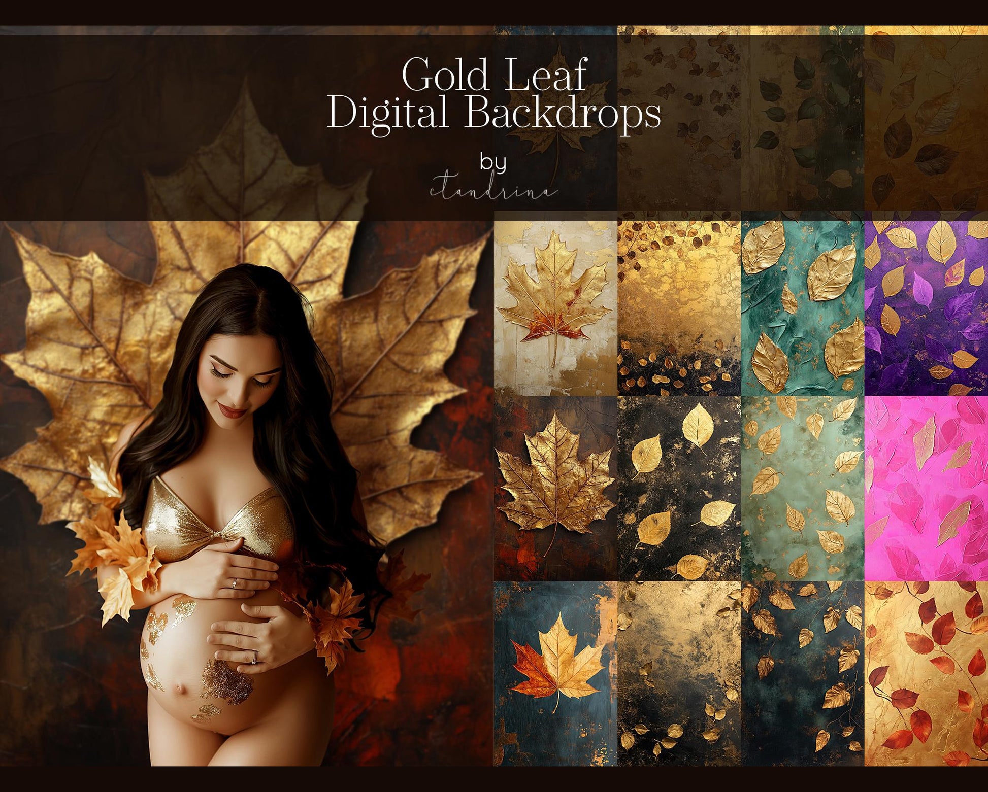 Gold Leaf Studio Digital Backdrops