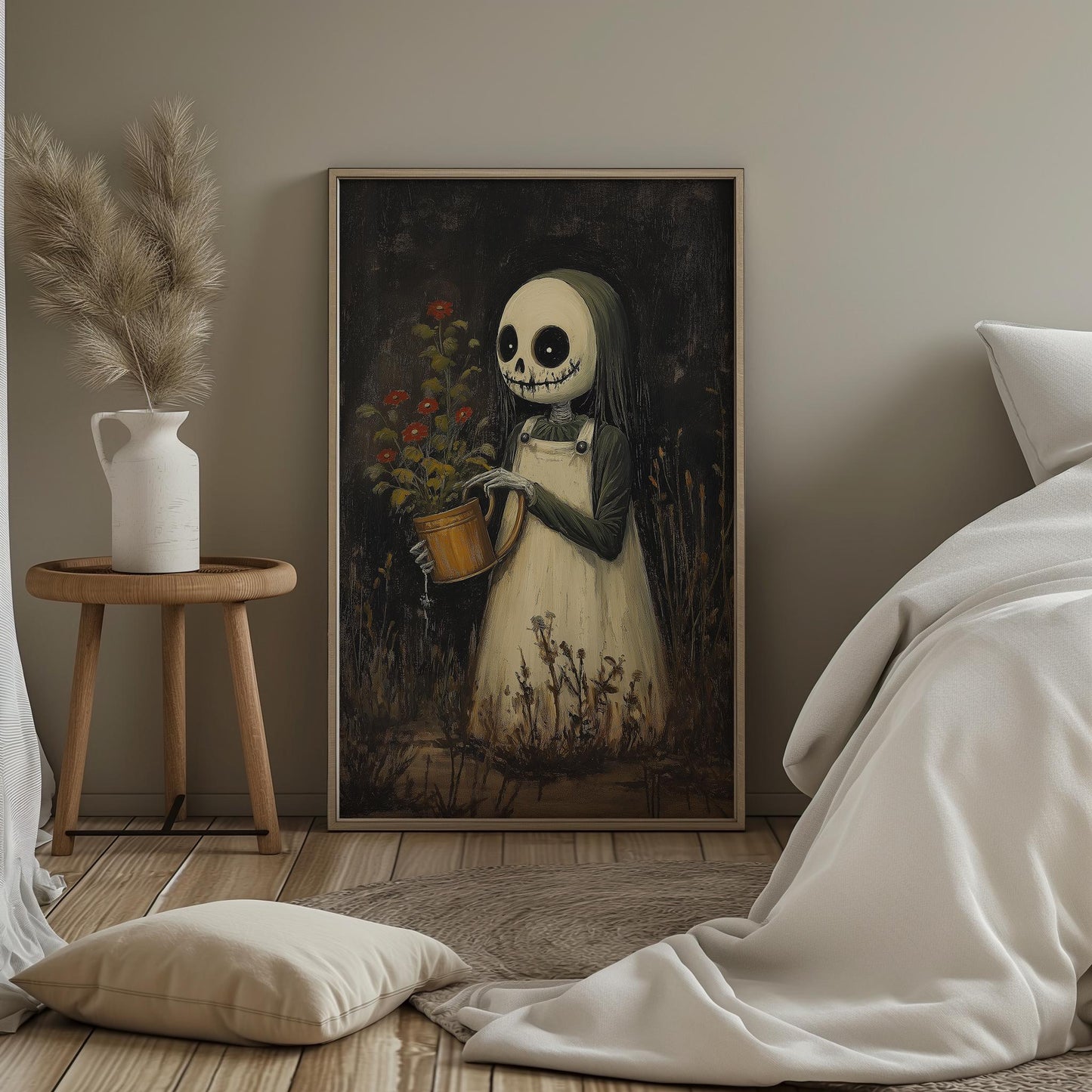 Fall Zombie in the Garden PRINTABLE