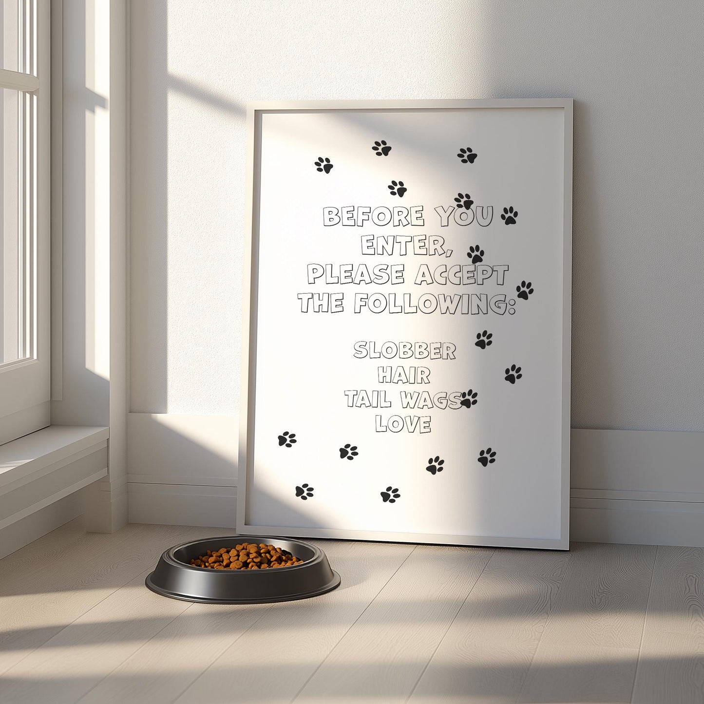 Dog Lover Entry Way PRINTABLE