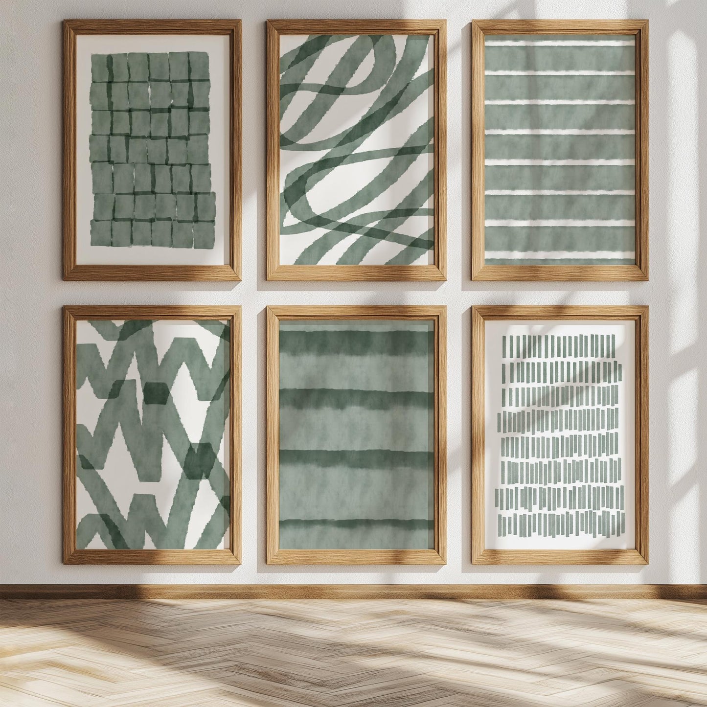 Sage Watercolor Abstract PRINTABLE