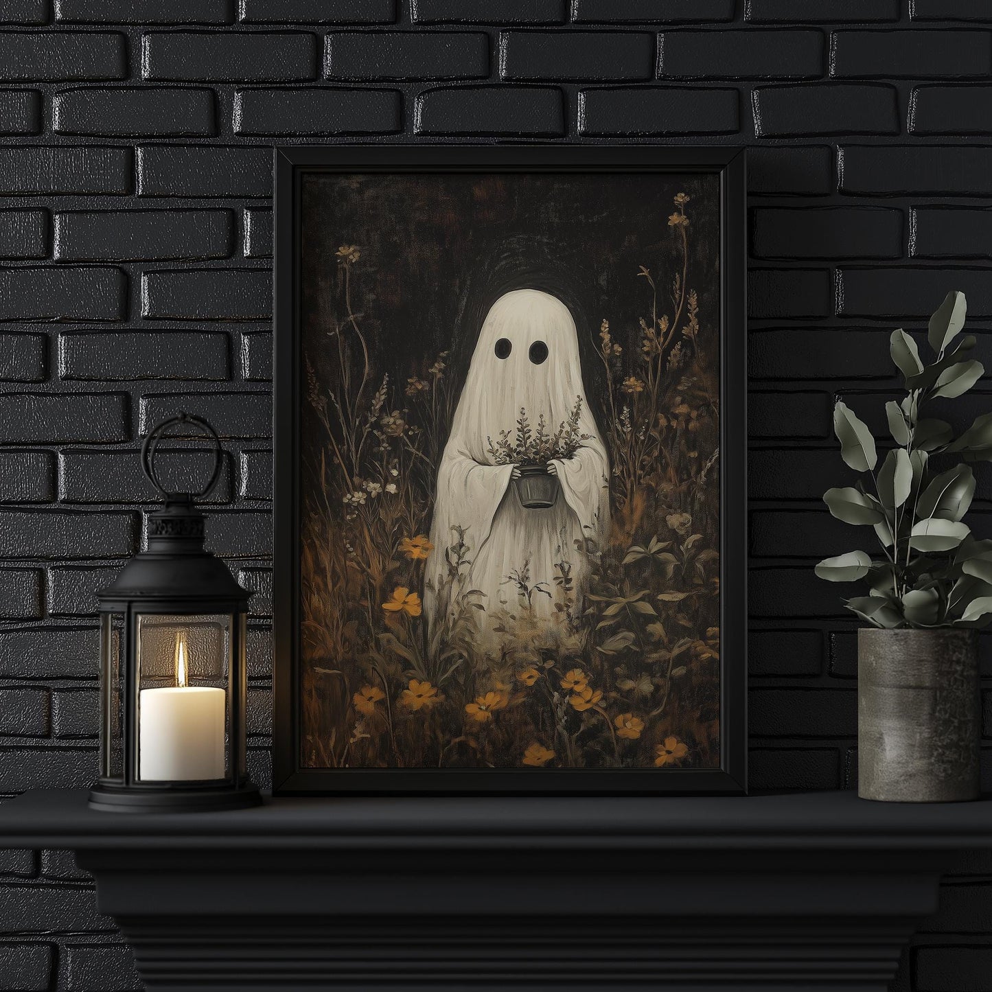 Fall Ghost in the Garden PRINTABLE