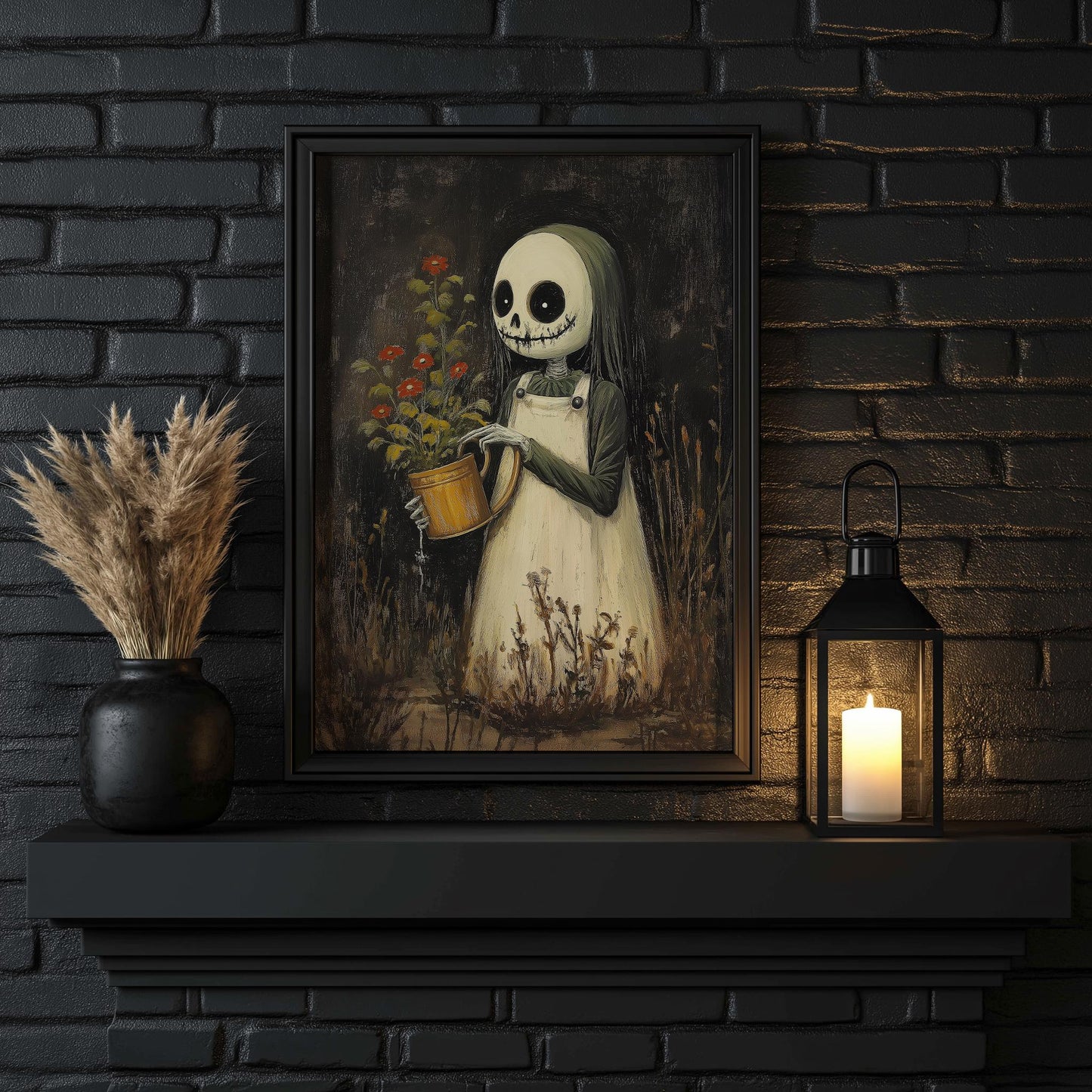 Fall Zombie in the Garden PRINTABLE