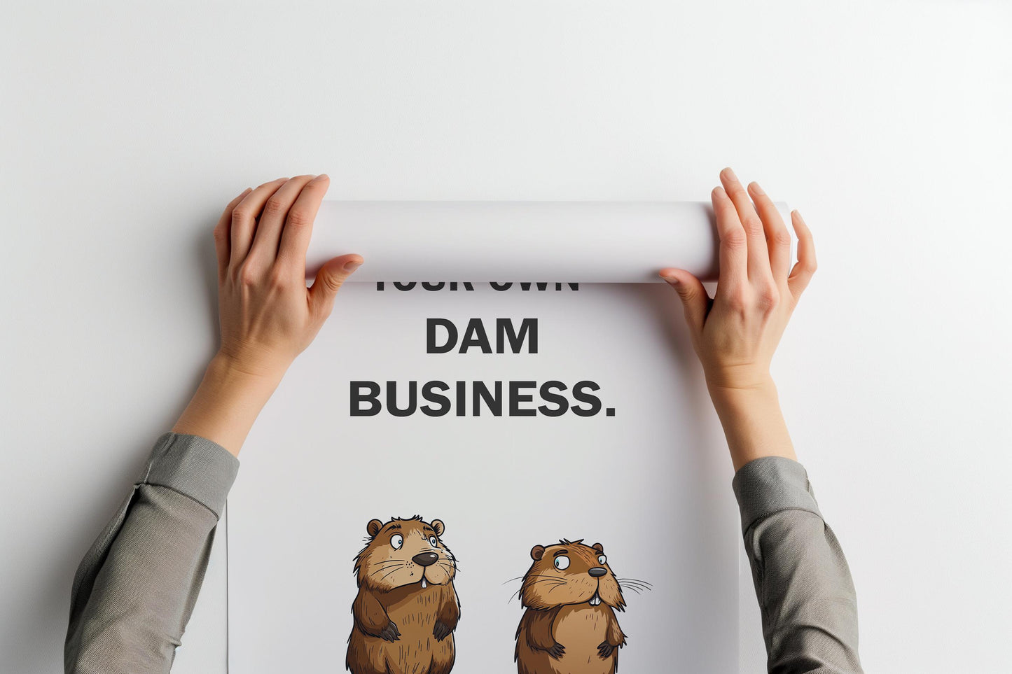 Mind Your Own Dam Business Beaver PRINTABLE
