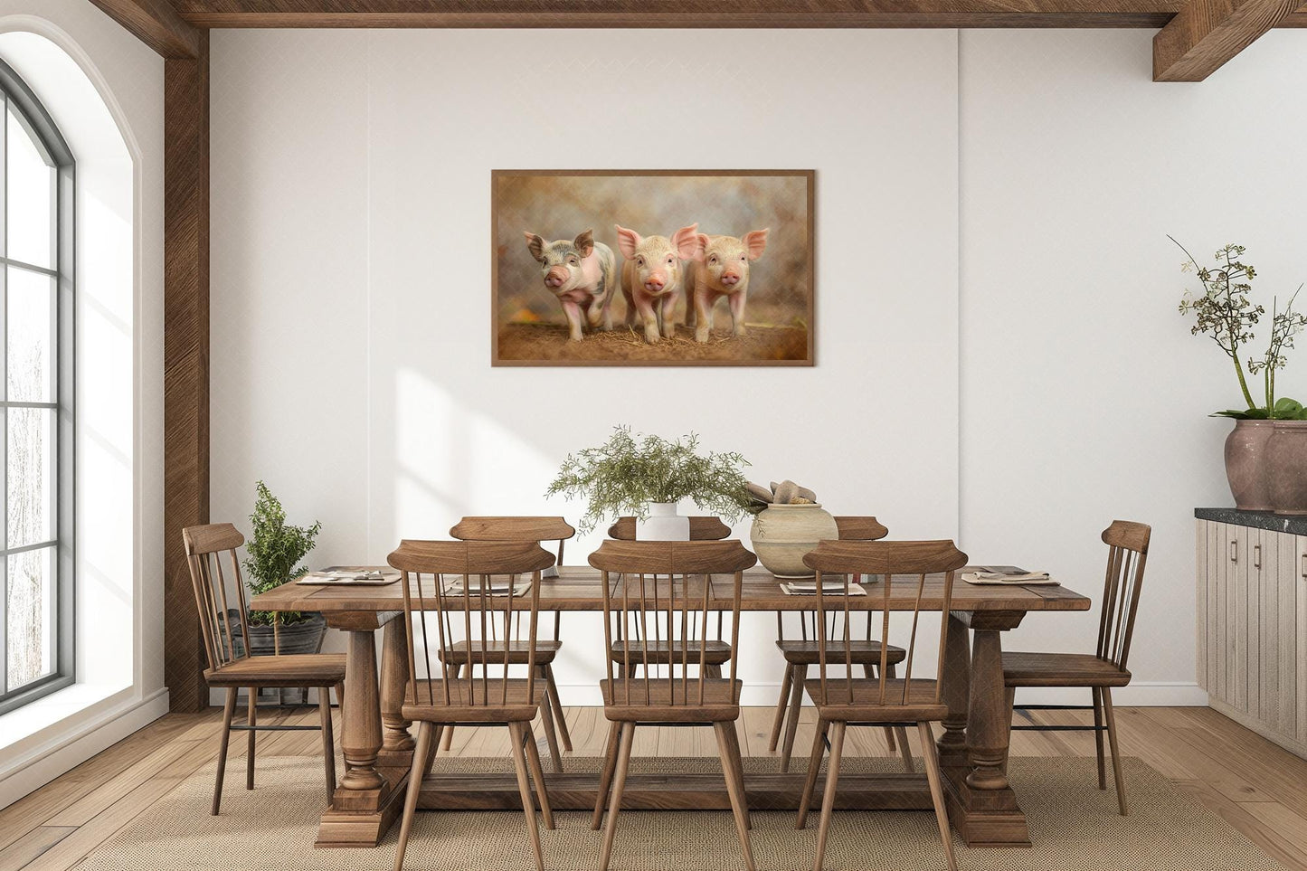 Three Piglets Painted PRINTABLE