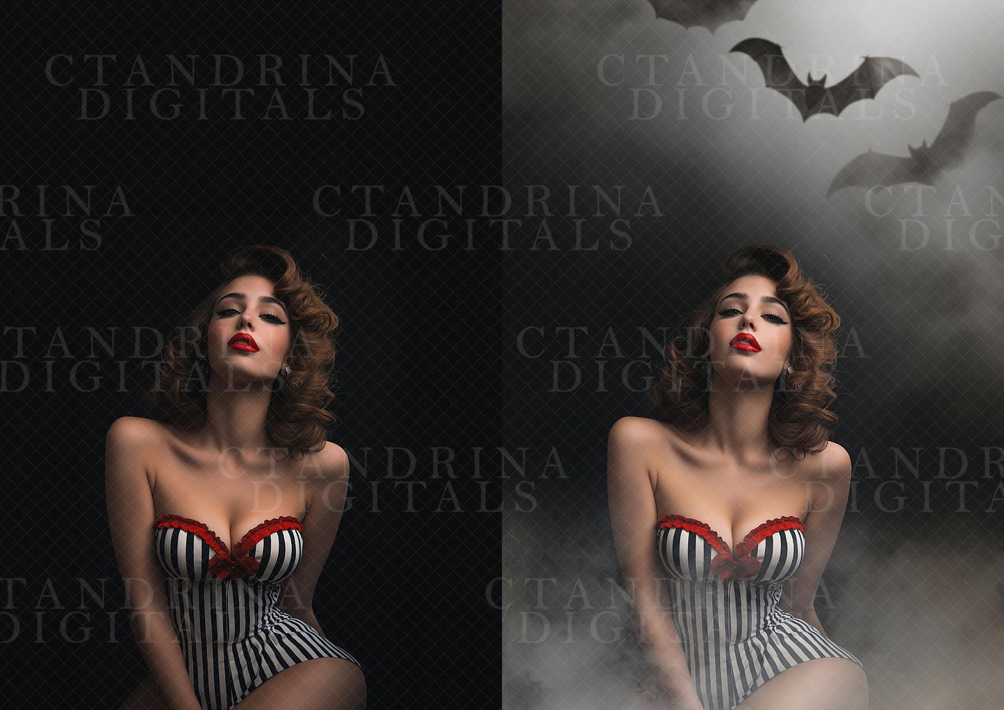 Eerie Fog Digital Backdrop Overlays, Spooky Studio Digital Backgrounds, Halloween Digital Backdrops, Digital Backdrop Overlays for Photoshop