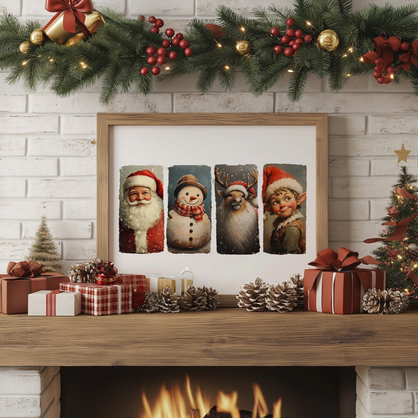 Christmas Spirit Squad Painting PRINTABLE