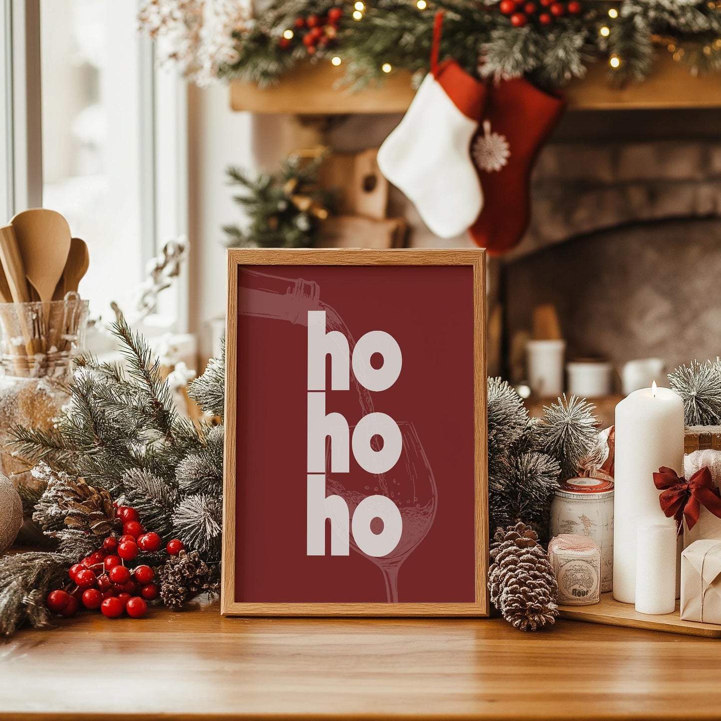 Ho Ho Ho Wine PRINTABLE