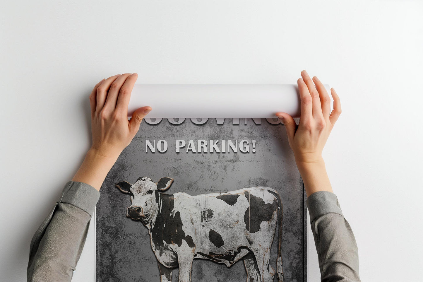 Keep it Moooving No Parking Sign PRINTABLE