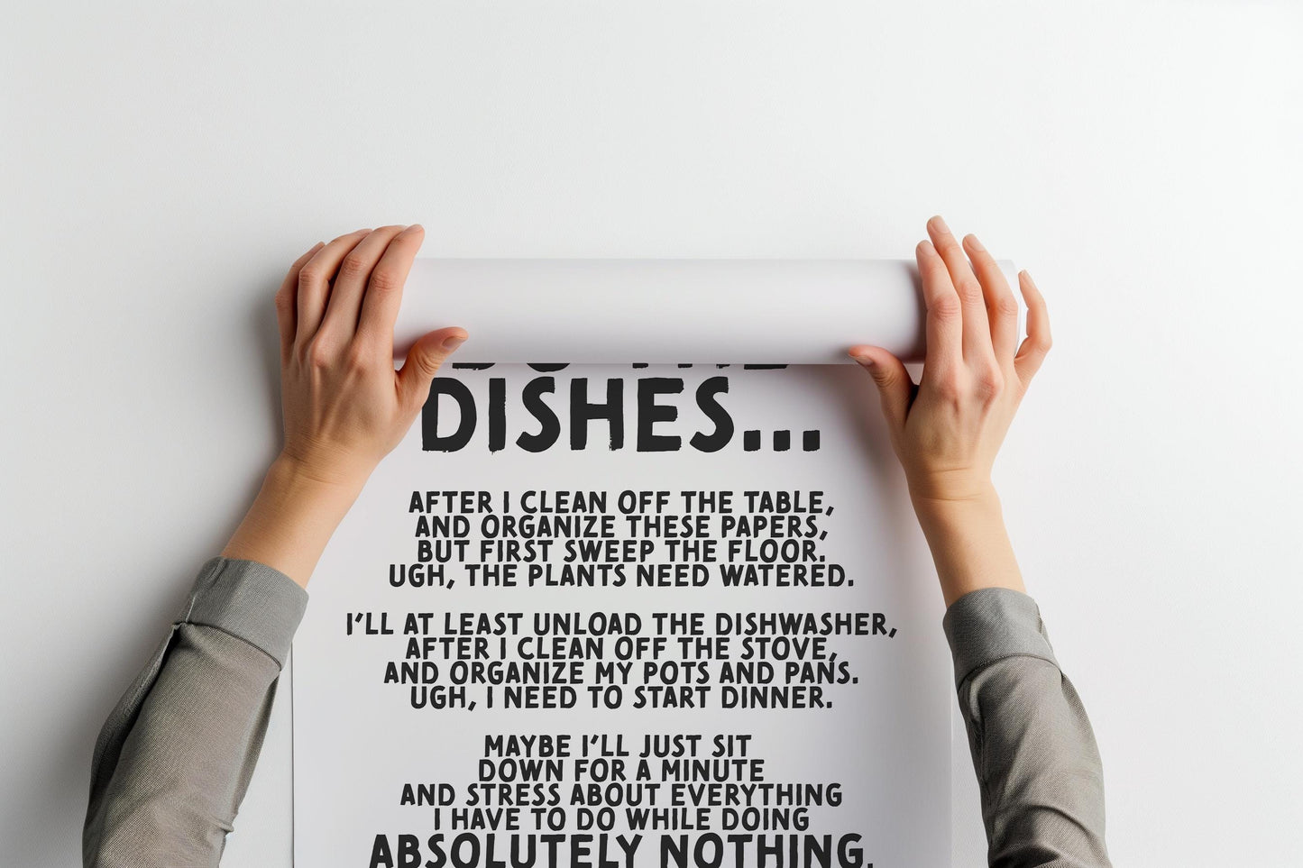 I Should Probably Do The Dishes Rant PRINTABLE