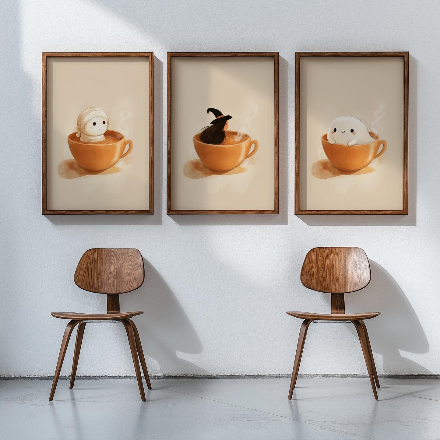 Triptych Halloween Coffee PRINTABLES