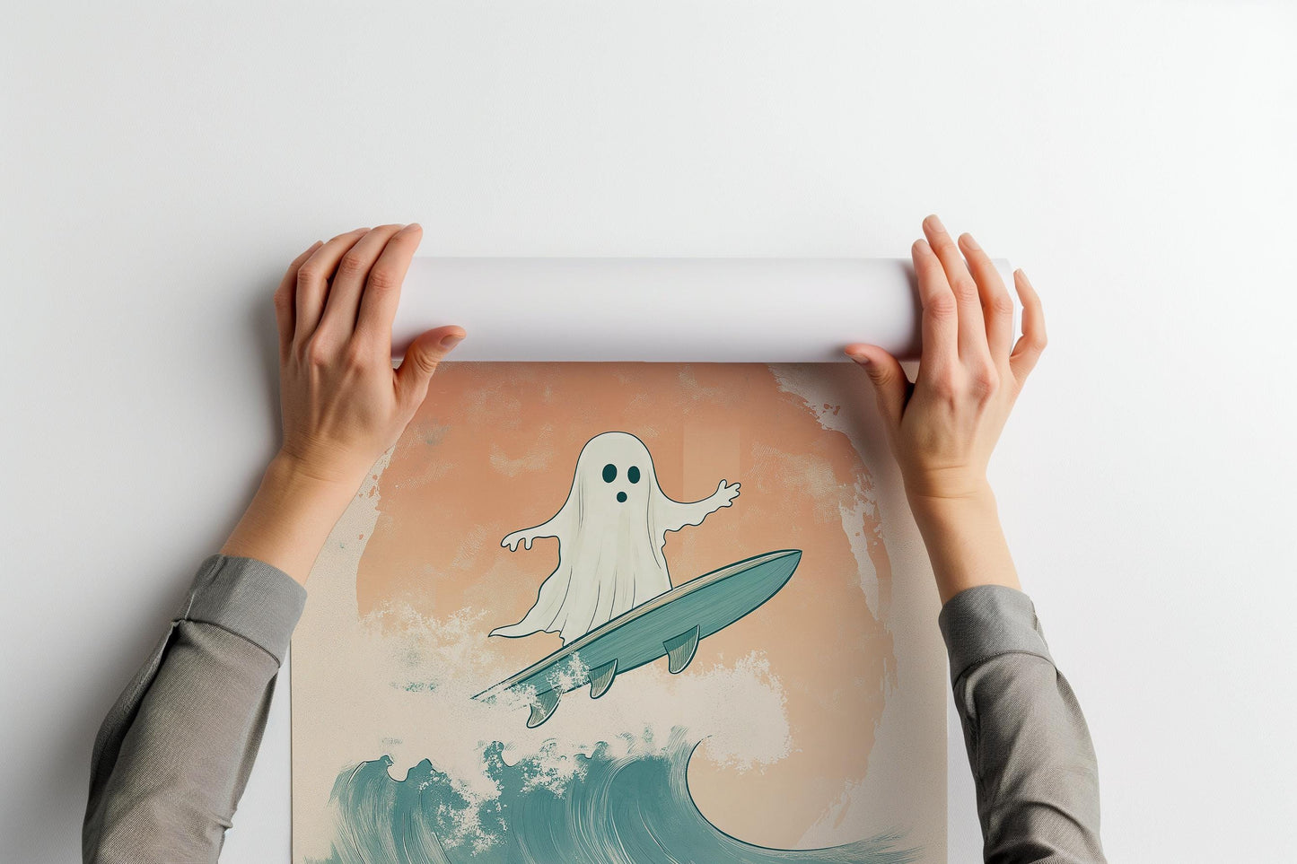 Ghost Surfer PRINTABLE