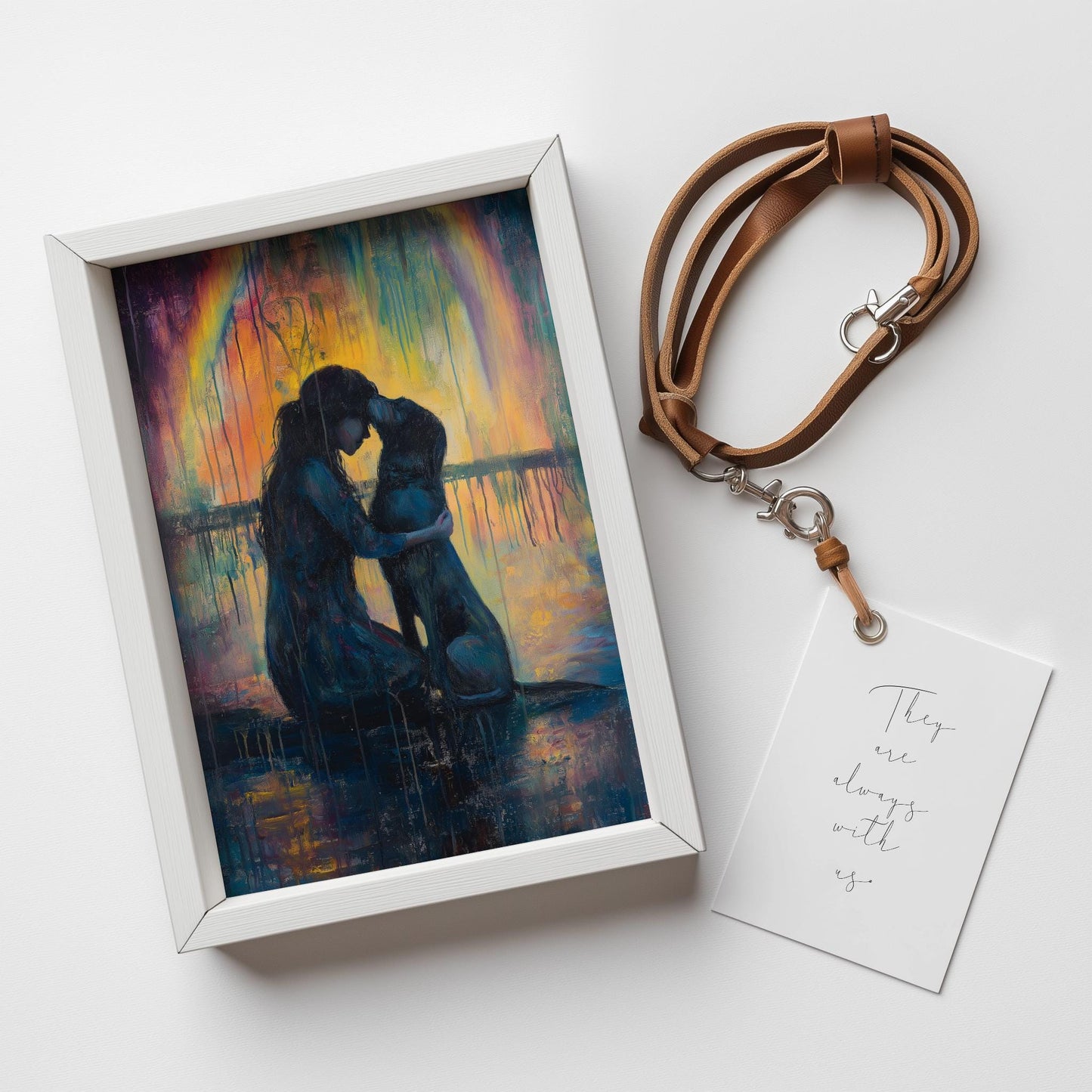 Rainbow Pet Loss Painting PRINTABLE
