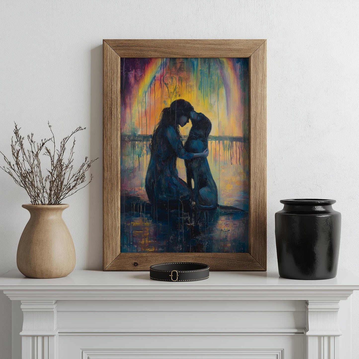 Rainbow Pet Loss Painting PRINTABLE