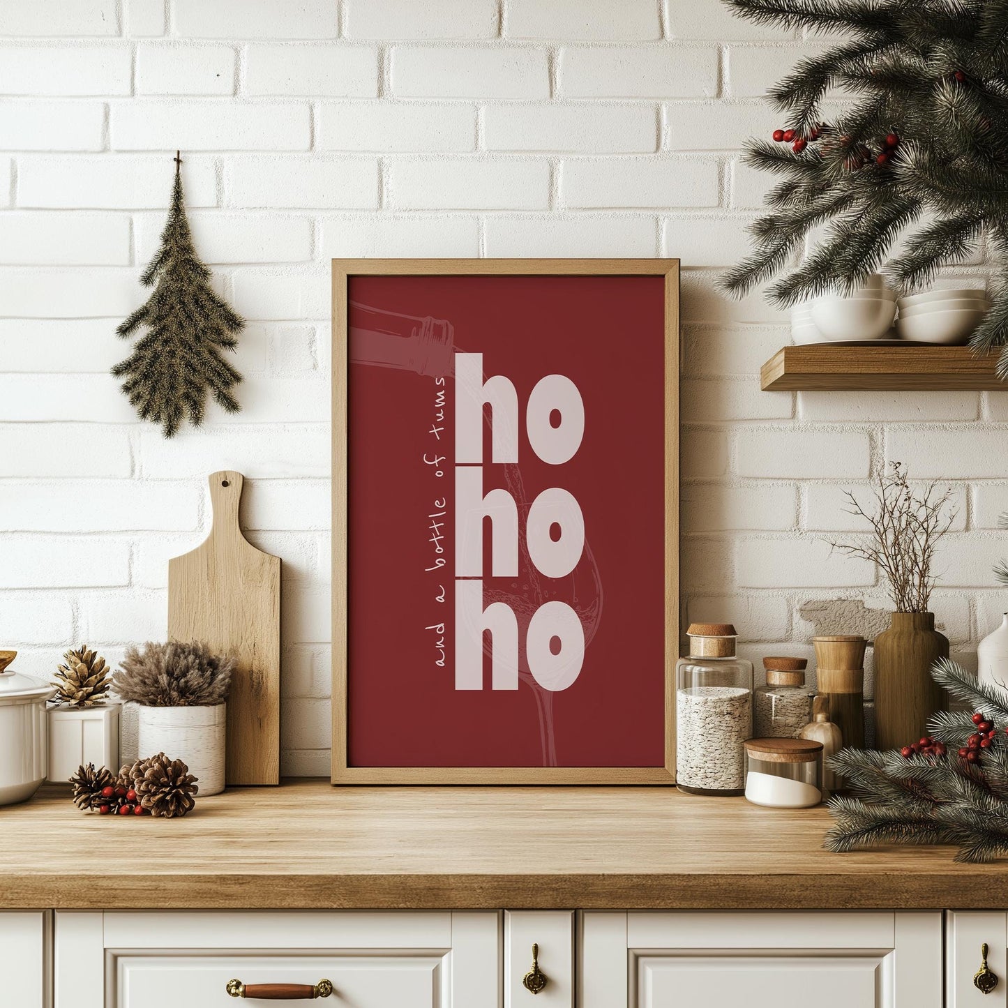 Ho Ho Ho And a Bottle of Tums PRINTABLE
