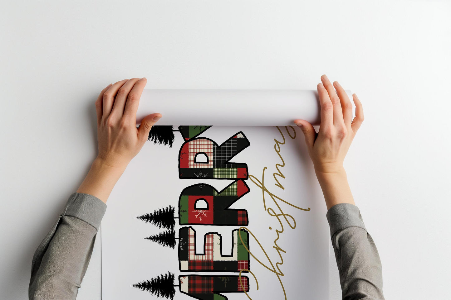 Merry Christmas Trees PRINTABLE