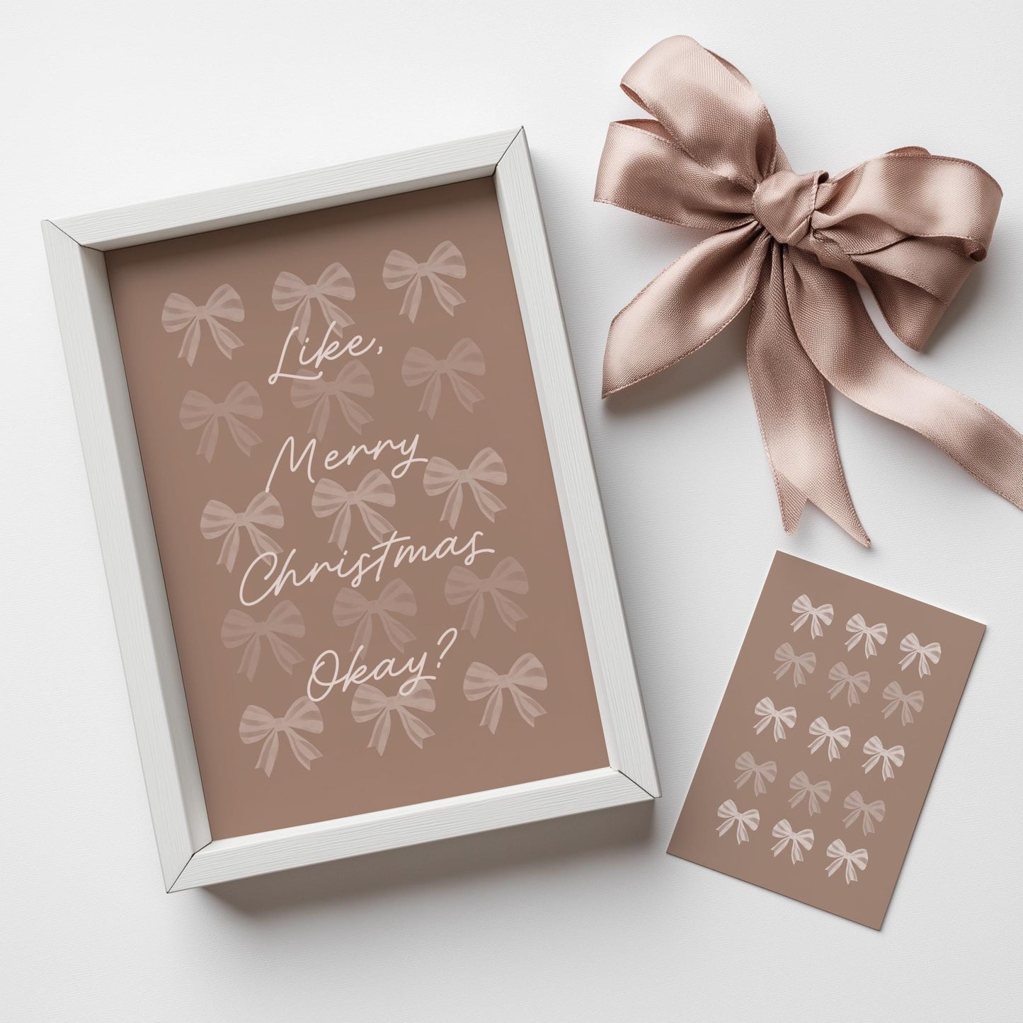 Cute "Like, Merry Christmas Okay?" PRINTABLE