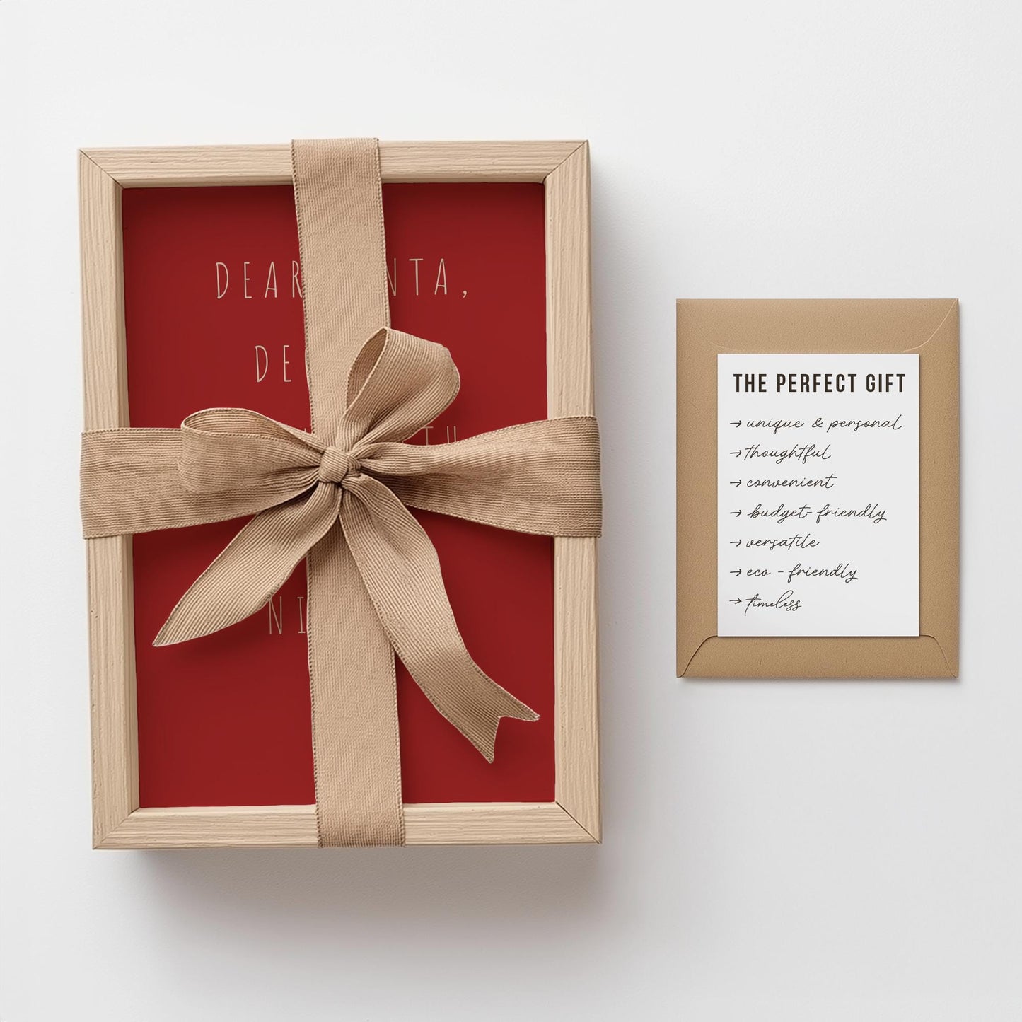 Funny "Dear Santa, Deck the Halls with Silent Nights" PRINTABLE