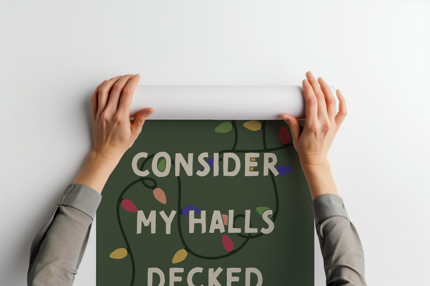 Funny "Consider My Halls Decked" PRINTABLE