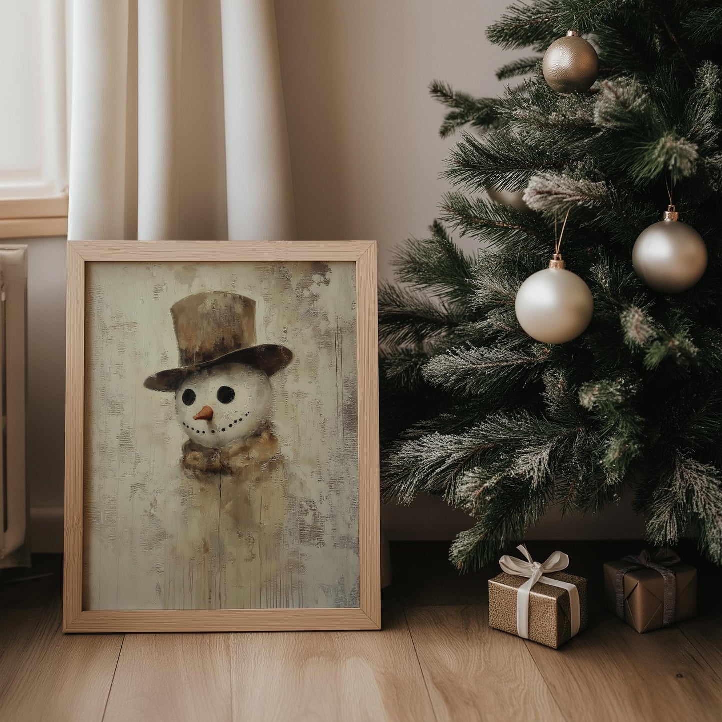 Dark Snowman PRINTABLE