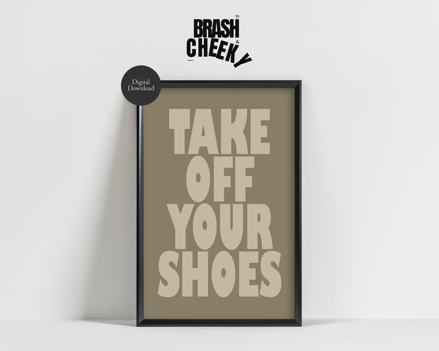 Take Off Your Shoes PRINTABLE