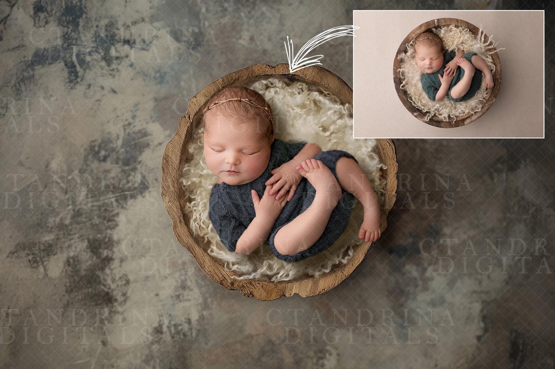 Fine Art Newborn Digital Backdrop, Painted Texture Newborn Digital Background, Minimal Baby Backdrop, Newborn Digital Backdrop for Photoshop