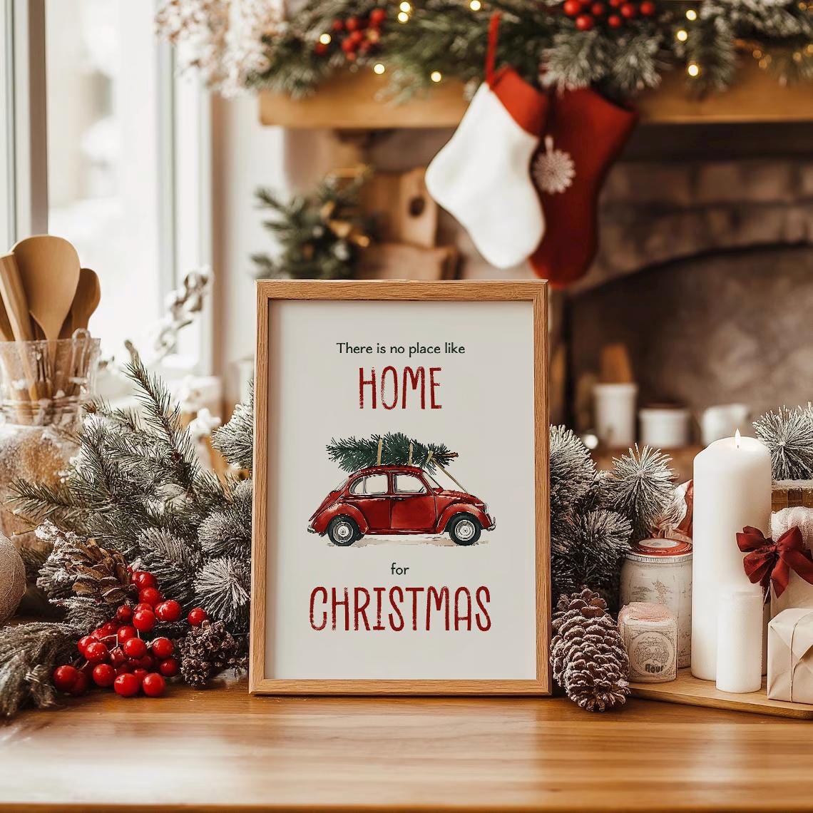 There's No Place Like Home for Christmas PRINTABLE