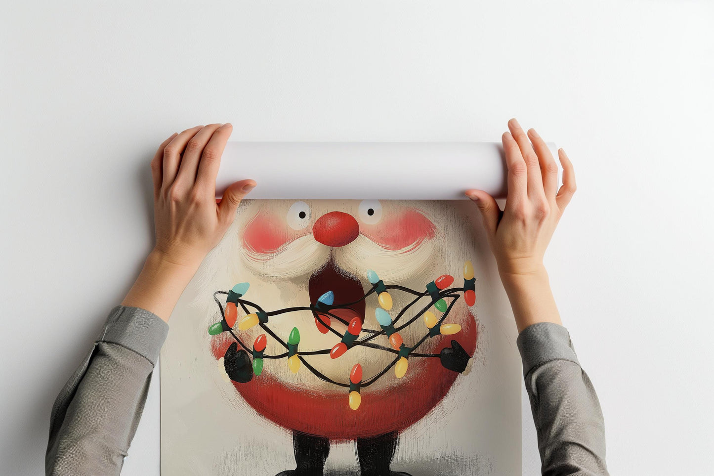 Santa Wall Art Mood Collage PRINTABLES