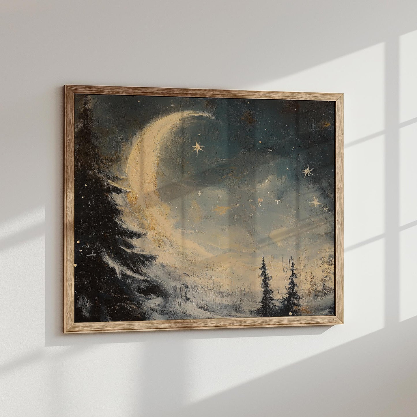 Melting Winter Moon PRINTABLE
