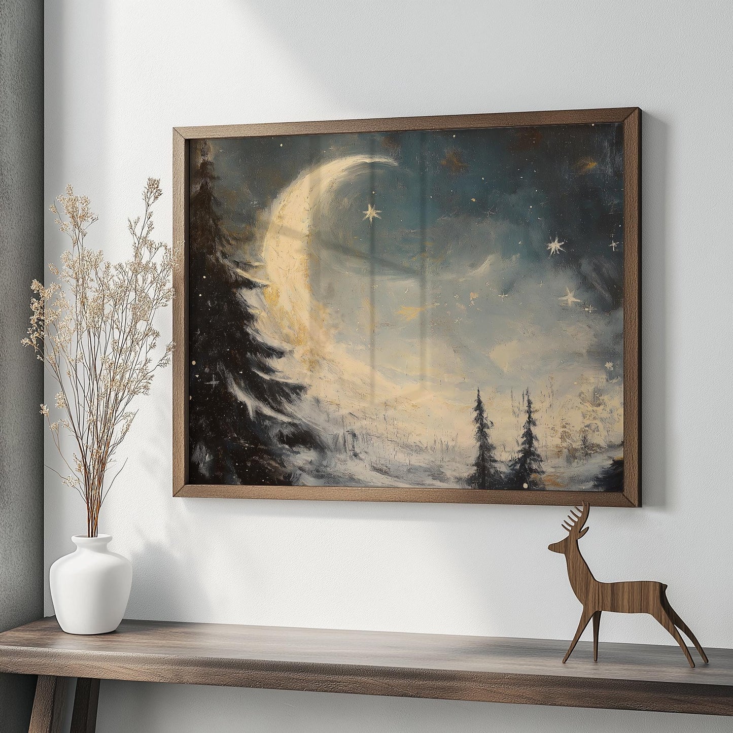 Melting Winter Moon PRINTABLE