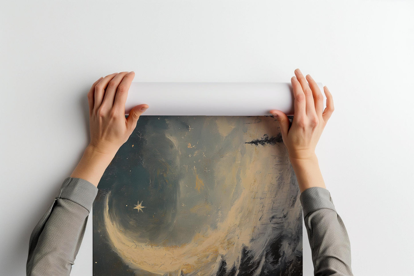 Melting Winter Moon PRINTABLE