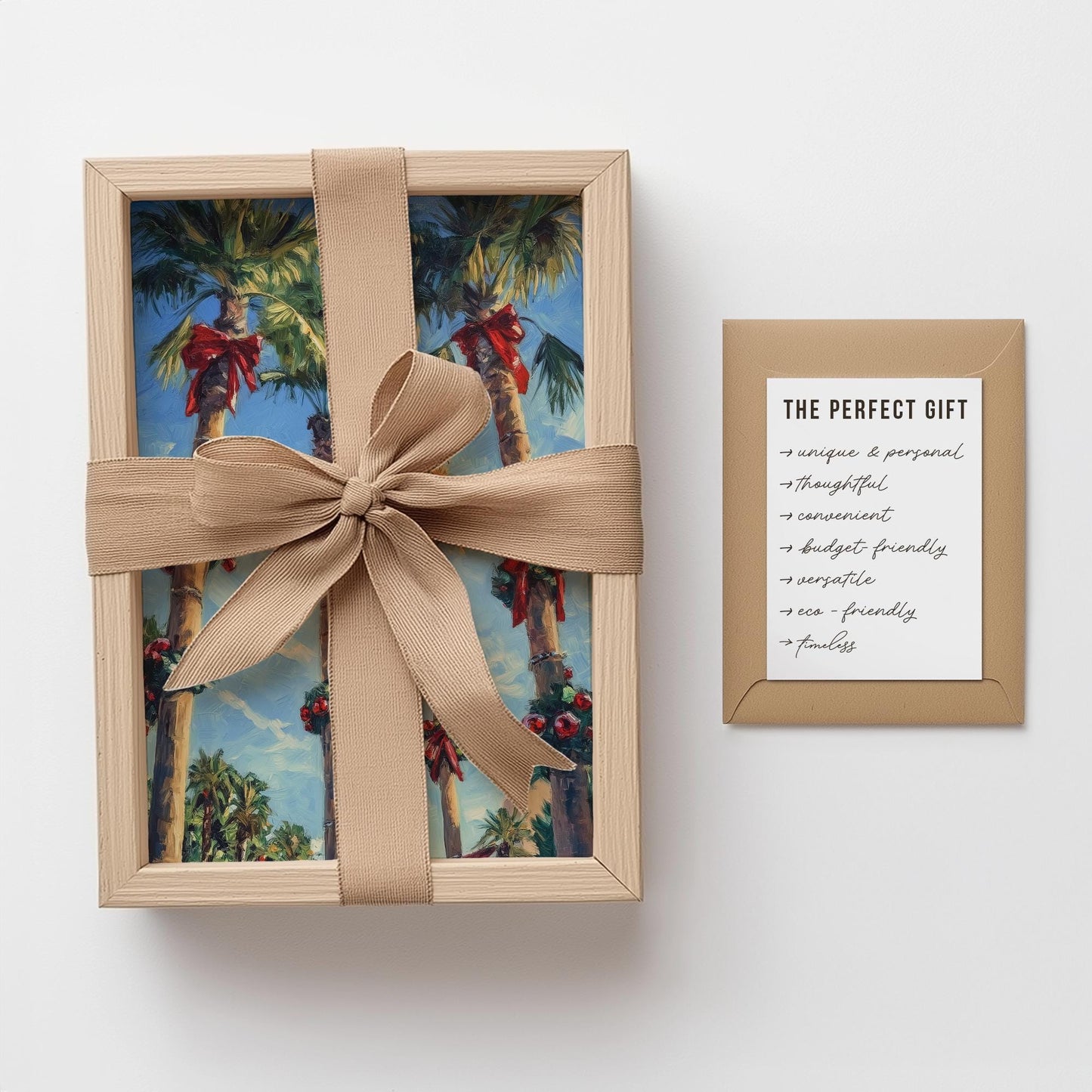 Festive Christmas Palm Trees PRINTABLE