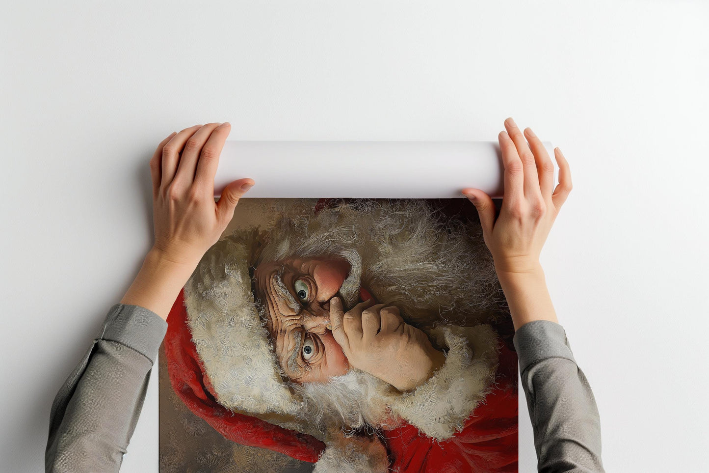 Grumpy Santa Bathroom PRINTABLE