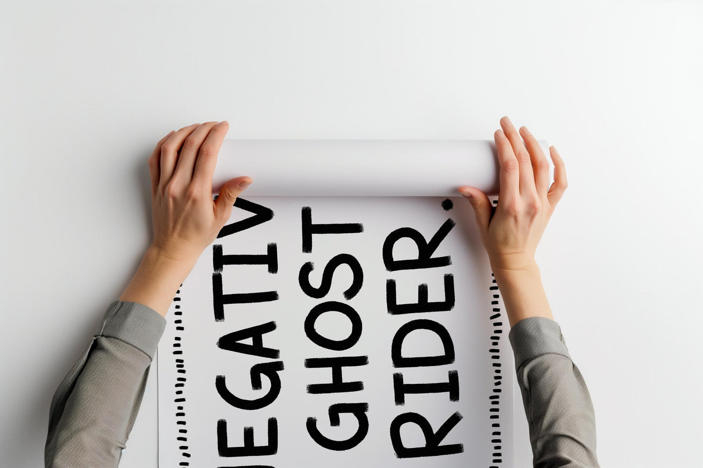 Negative Ghost Rider PRINTABLE