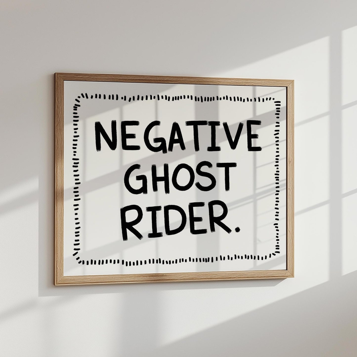 Negative Ghost Rider PRINTABLE
