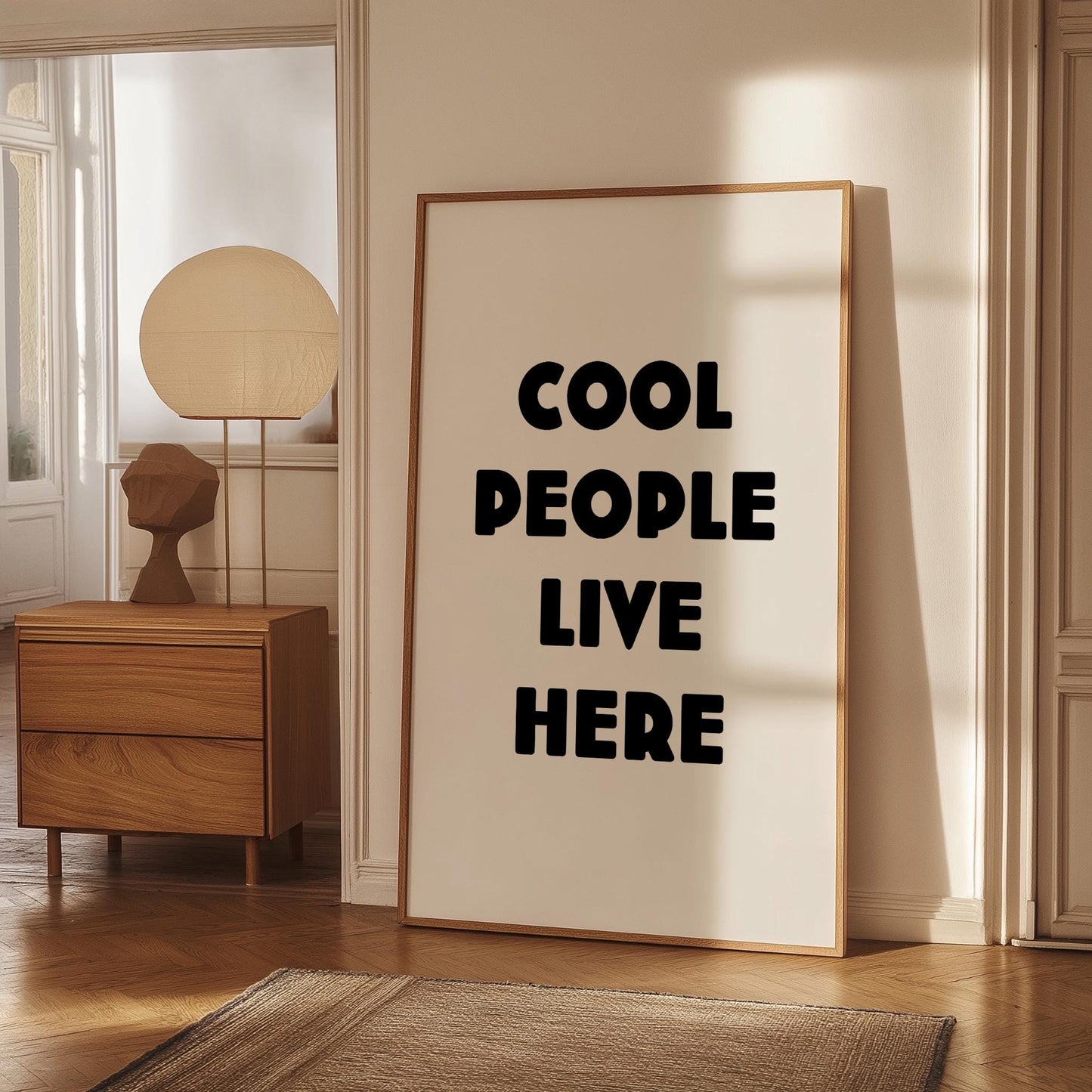 Cool People Live Here PRINTABLE